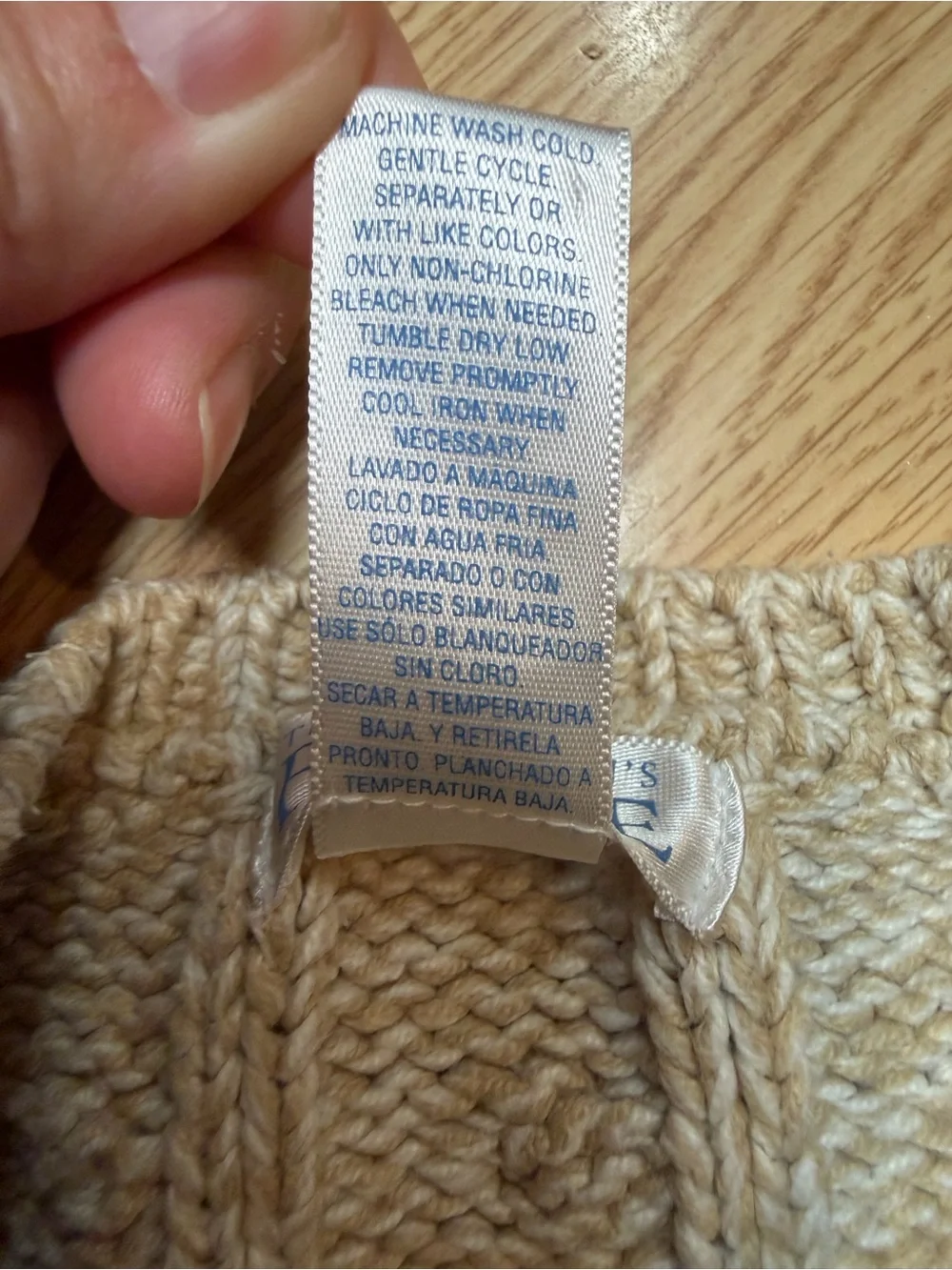 The Children’s Place 3-6M Cream Cable Knit Button Front Cardigan Sweater